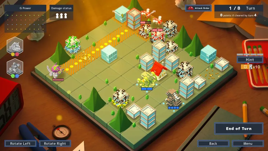 Скриншот 1 к игре Godzilla Voxel Wars