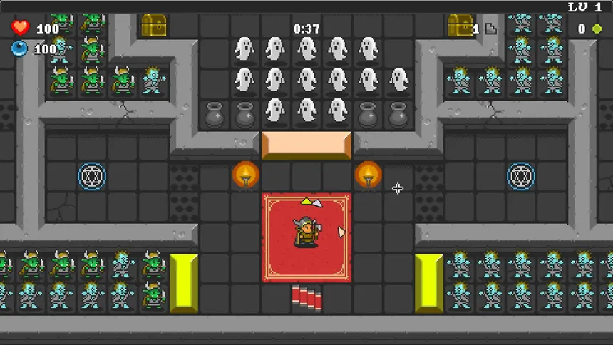 Скриншот 1 к игре Pixel Descent