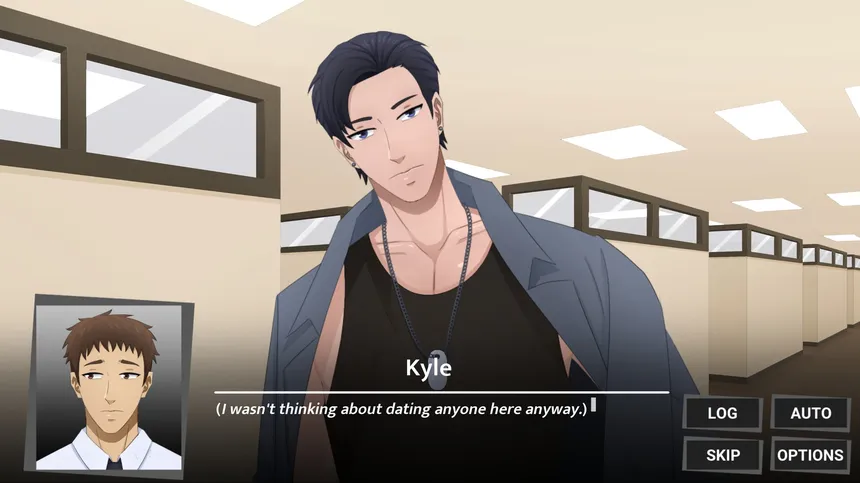 Скриншот 5 к игре My Douchey Boss Has a Gentle Twin Brother?! - BL Visual Novel