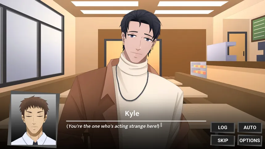Скриншот 6 к игре My Douchey Boss Has a Gentle Twin Brother?! - BL Visual Novel