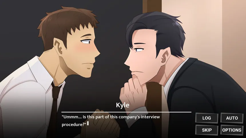 Скриншот 7 к игре My Douchey Boss Has a Gentle Twin Brother?! - BL Visual Novel