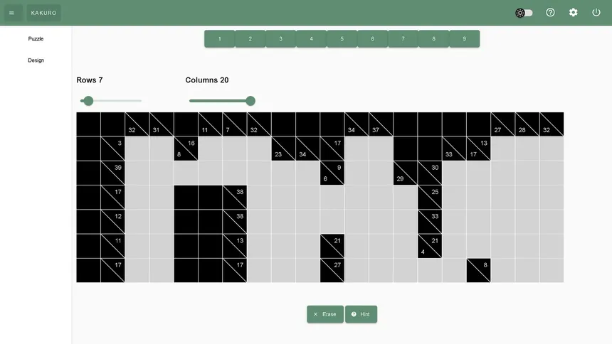 Скриншот 5 к игре Kakuro