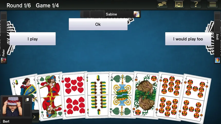 Скриншот 2 к игре Absolute Schafkopf for Windows 11
