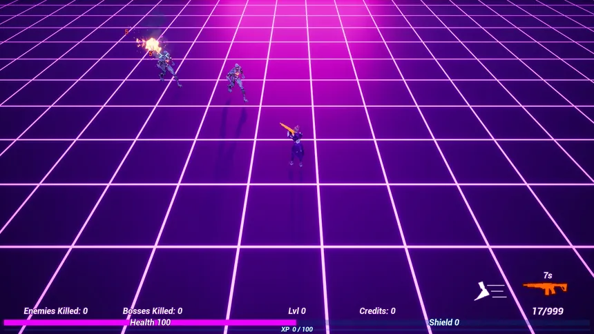 Скриншот 1 к игре Synthwave Ascension
