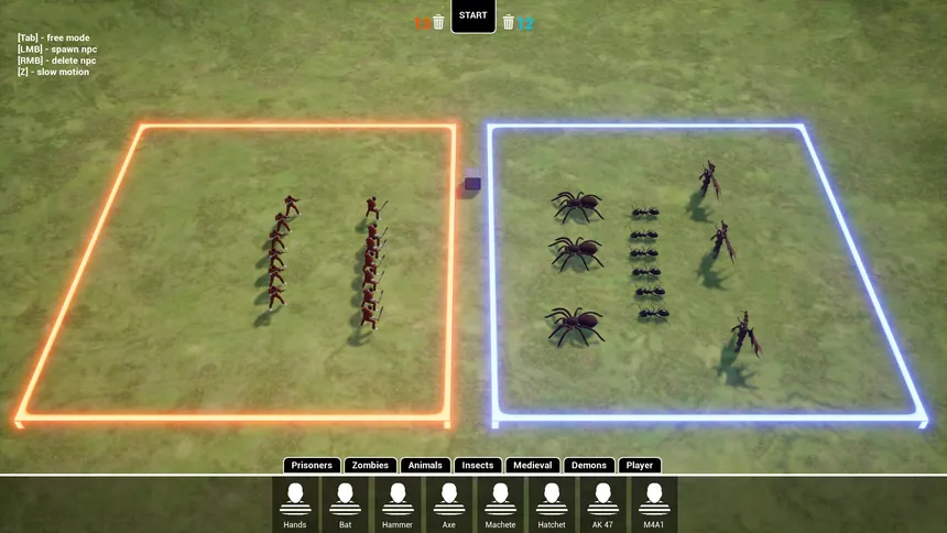Скриншот 1 к игре Xaphan - Battle Simulator