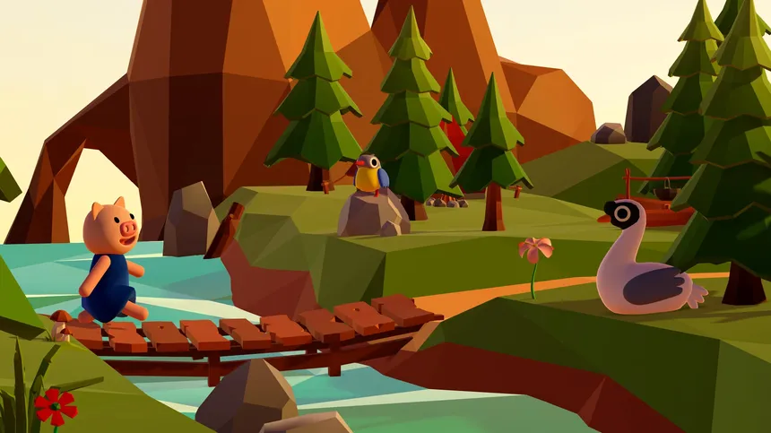 Скриншот 6 к игре The Adventures of Bunny and Pig