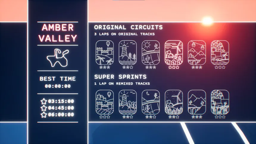 Скриншот 3 к игре Super Retro Rec League Racing