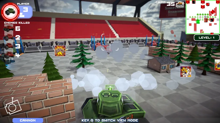 Скриншот 1 к игре Tank Battle Resist