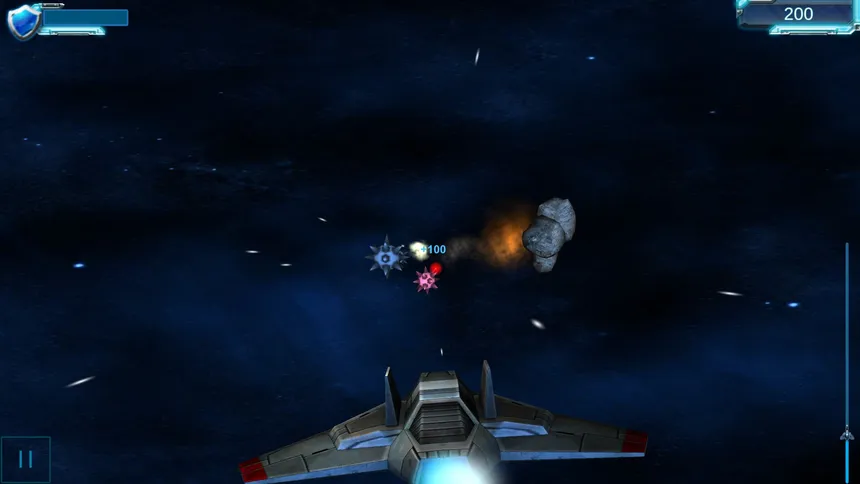 Скриншот 2 к игре Asteroids Star Fields