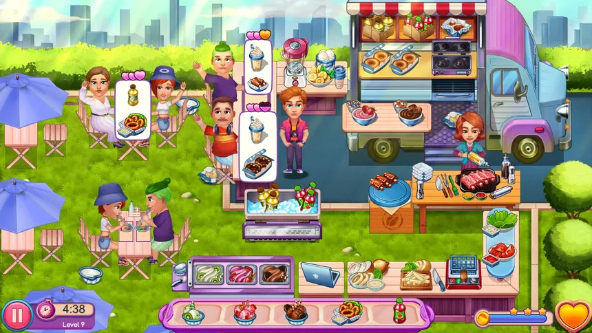 Скриншот 1 к игре Claire's Cruisin' Cafe: Fest Frenzy