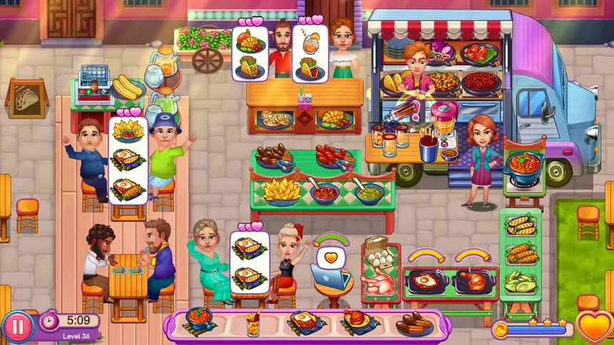 Скриншот 3 к игре Claire's Cruisin' Cafe: Fest Frenzy