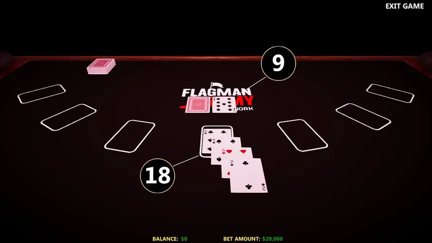 Скриншот 2 к игре Blackjack Simulator 2024