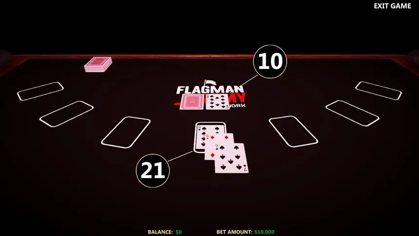 Скриншот 3 к игре Blackjack Simulator 2024