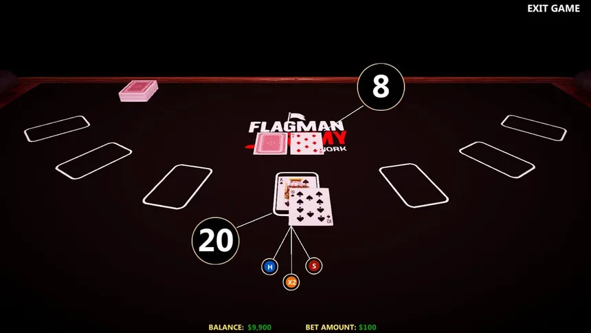 Скриншот 4 к игре Blackjack Simulator 2024