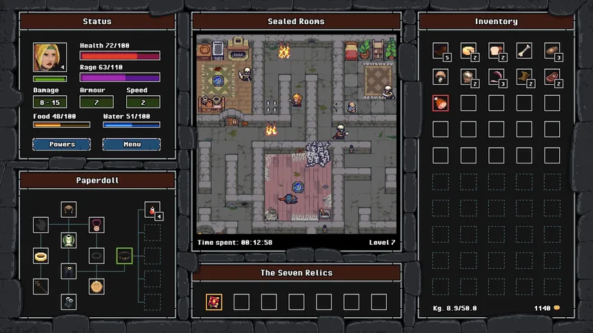 Скриншот 1 к игре The Crazy Hyper-Dungeon Chronicles