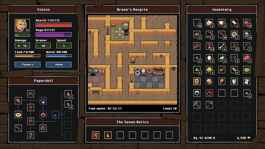Скриншот 3 к игре The Crazy Hyper-Dungeon Chronicles