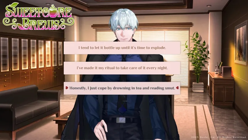 Скриншот 1 к игре Sweetcore Brews - an otome game inspired by witchy sitcoms