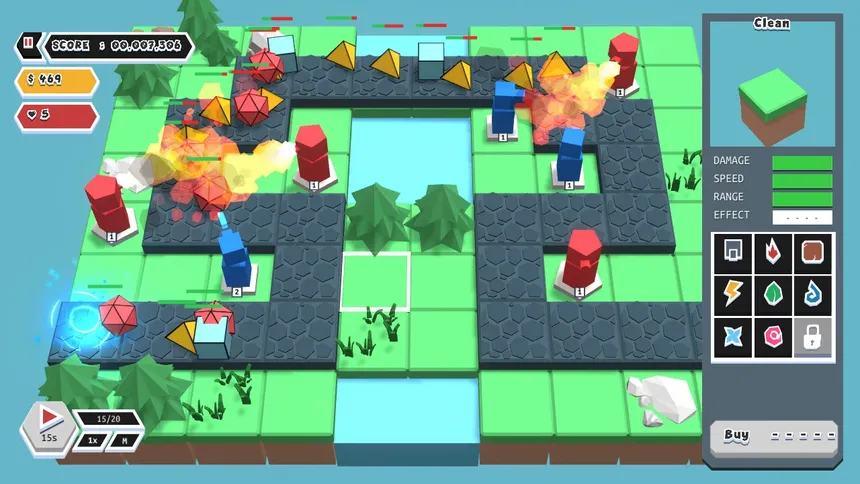 Скриншот 1 к игре Polygons Tower Defense