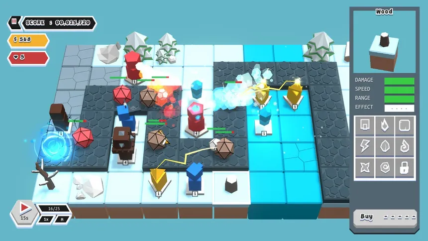 Скриншот 3 к игре Polygons Tower Defense