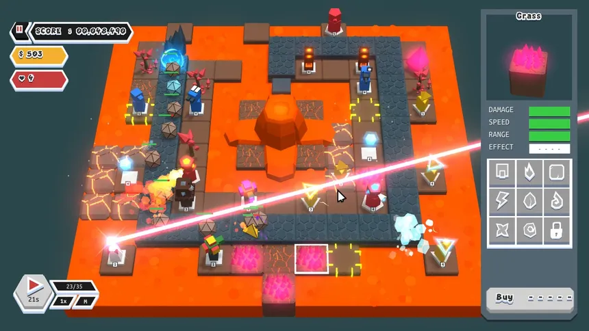 Скриншот 4 к игре Polygons Tower Defense
