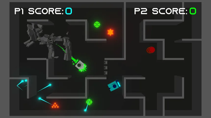 Скриншот 1 к игре Tank Mayhem