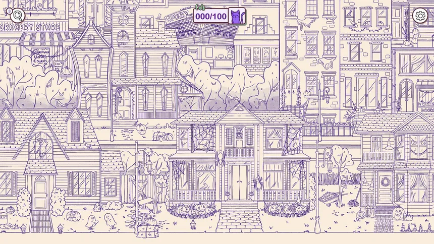 Скриншот 2 к игре Hidden Cats in Spooky Town