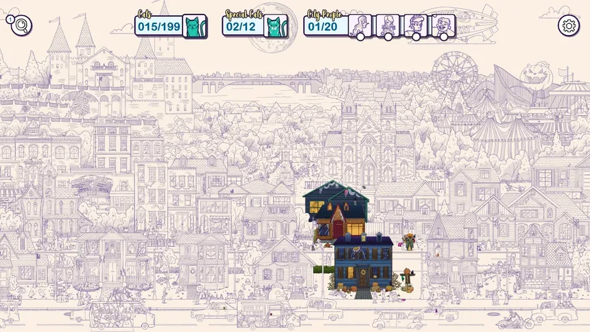 Скриншот 5 к игре Hidden Cats in Spooky Town