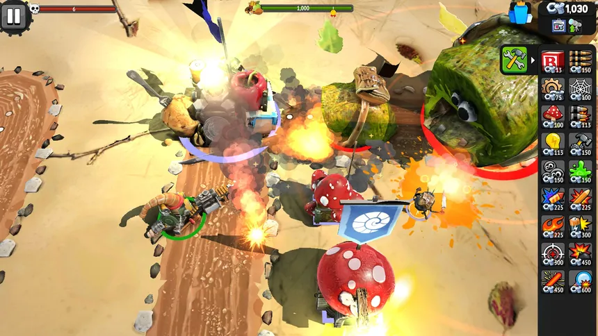 Скриншот 4 к игре Bug Heroes: Tower Defense