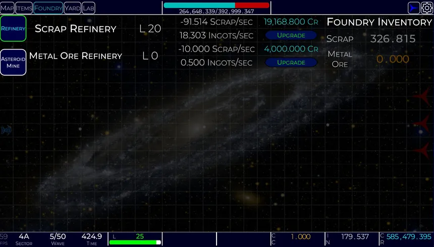 Скриншот 3 к игре Idle Space Navy