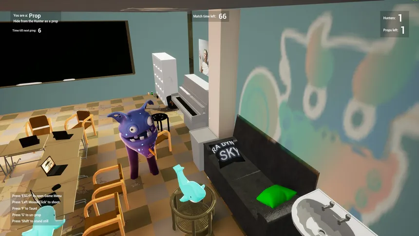 Скриншот 5 к игре Oh Satan, I gotta hide