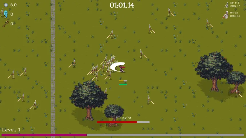 Скриншот 1 к игре HordeFighter 2D