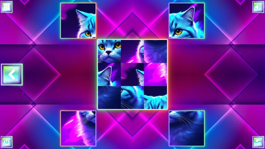 Скриншот 1 к игре Neon Fantasy: Cats