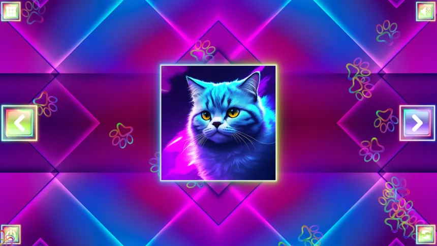 Скриншот 2 к игре Neon Fantasy: Cats