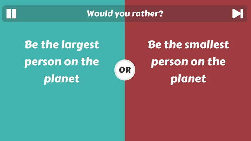 Скриншот 3 к игре Choice Clash: What Would You Rather?