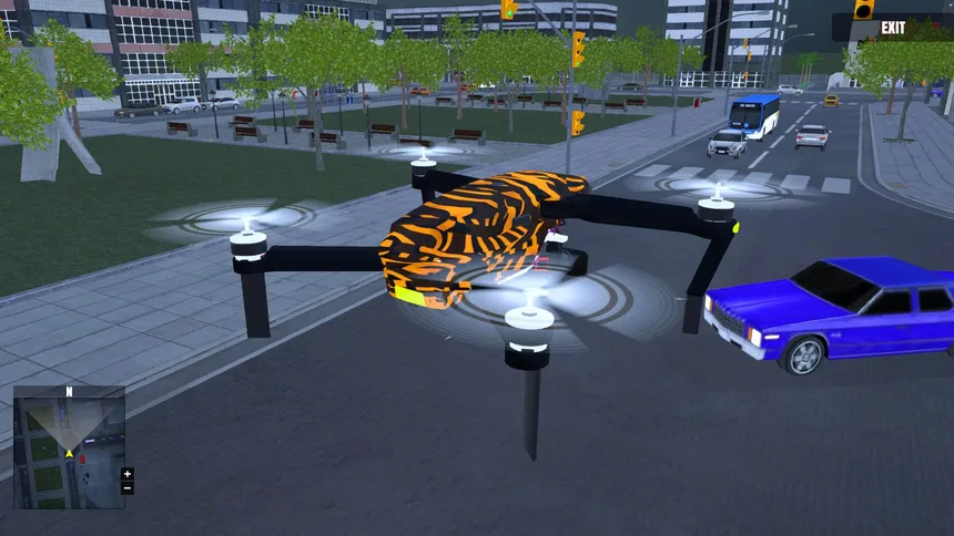 Скриншот 4 к игре Multiplayer Drone Simulator