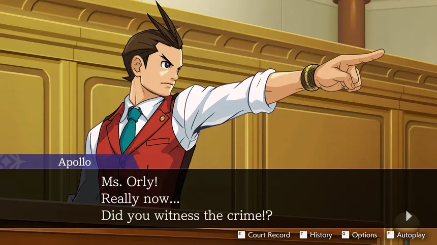 Скриншот 1 к игре Apollo Justice: Ace Attorney Trilogy