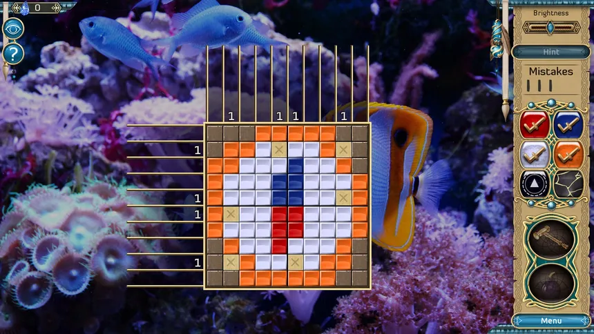 Скриншот 4 к игре Daydream Mosaics 4: Shades of Blue