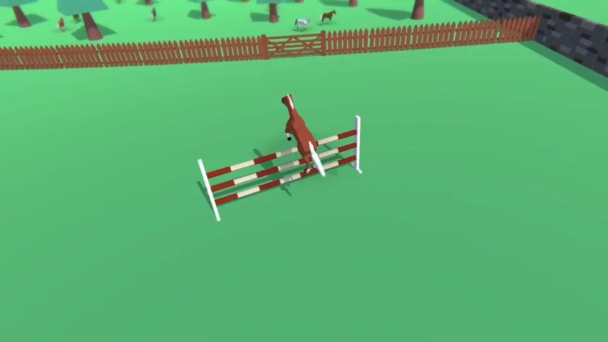 Скриншот 1 к игре HORSES.IO: Horse Herd Racing