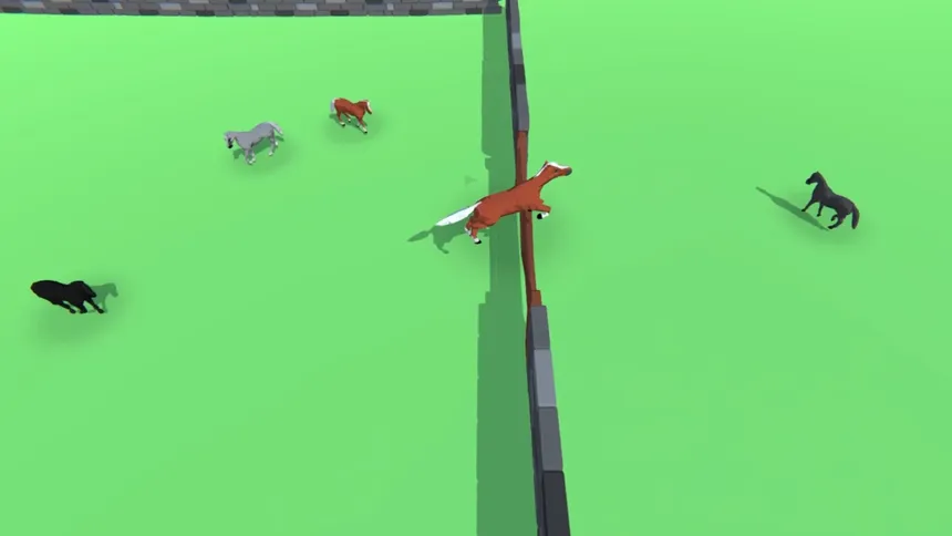 Скриншот 2 к игре HORSES.IO: Horse Herd Racing
