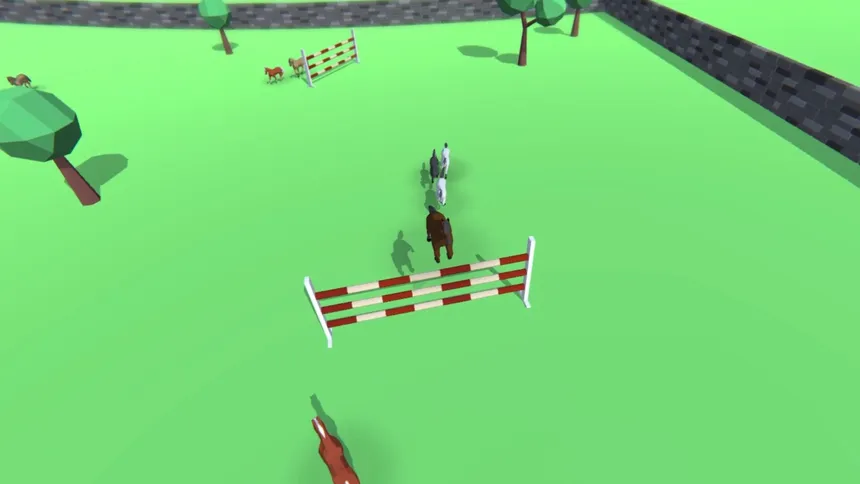 Скриншот 3 к игре HORSES.IO: Horse Herd Racing