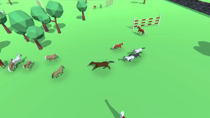Скриншот 4 к игре HORSES.IO: Horse Herd Racing