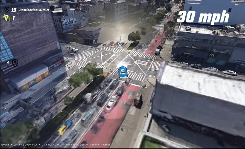 Скриншот 7 к игре EarthKart: Google Maps Driving Simulator