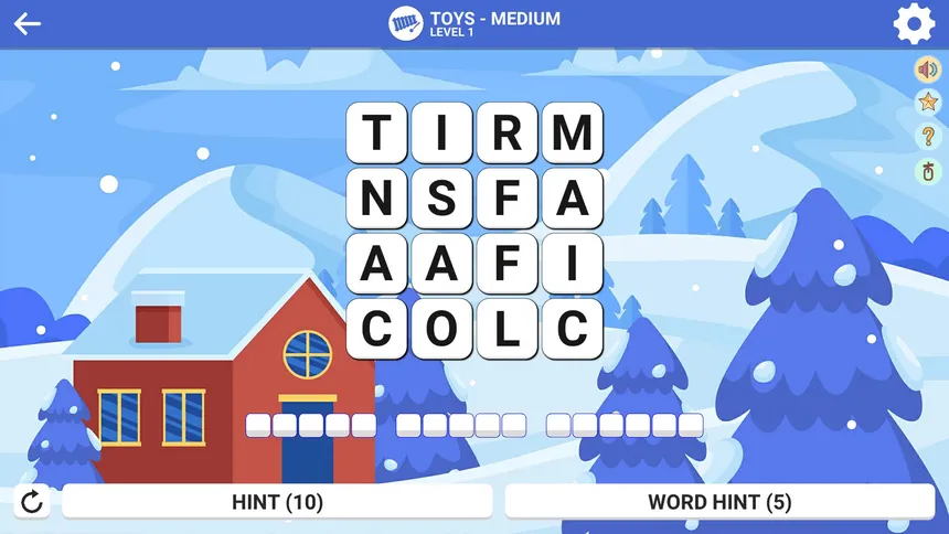 Скриншот 2 к игре Square Word: Hello Winter!❄️