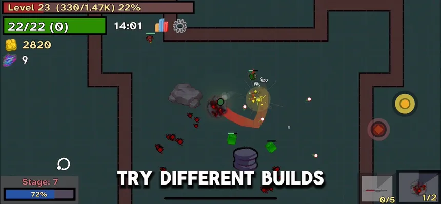 Скриншот 2 к игре Vacuum Survivors