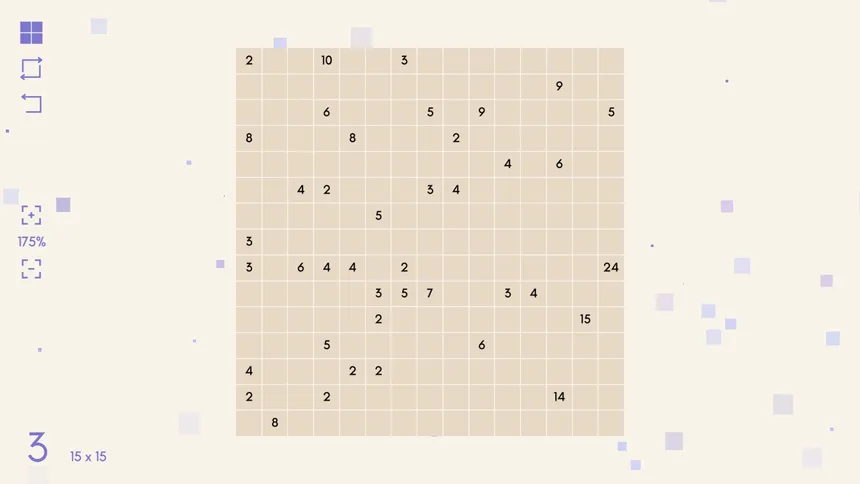 Скриншот 6 к игре Square Logic - A Shikaku Puzzle