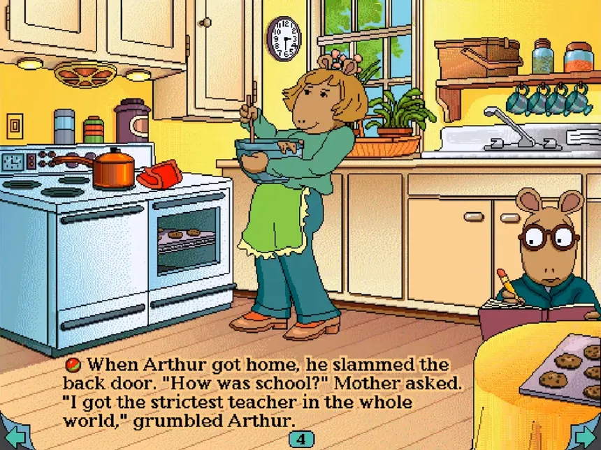 Скриншот 1 к игре Arthur's Teacher Trouble