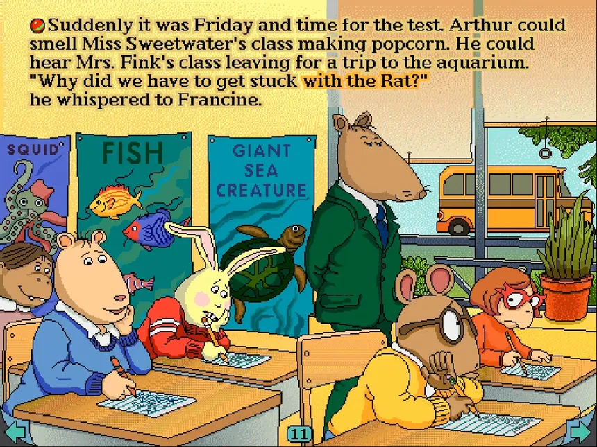 Скриншот 3 к игре Arthur's Teacher Trouble
