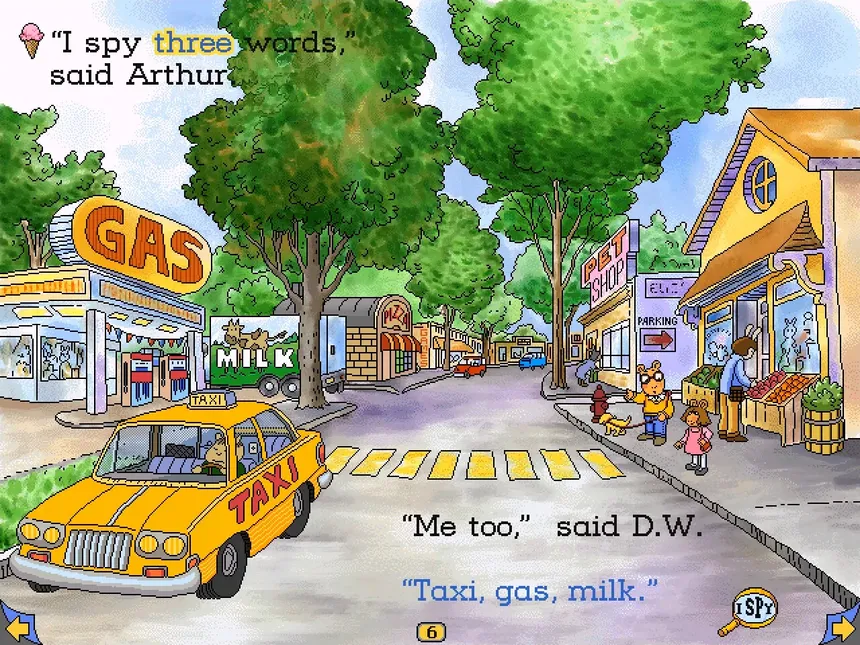 Скриншот 3 к игре Arthur's Reading Race