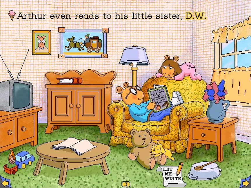 Скриншот 4 к игре Arthur's Reading Race