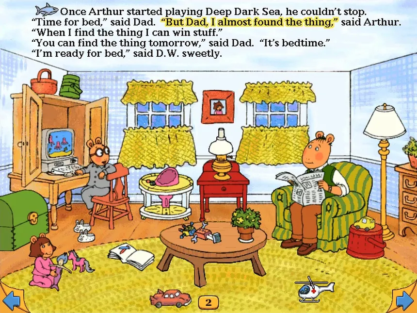 Скриншот 8 к игре Arthur's Computer Adventure